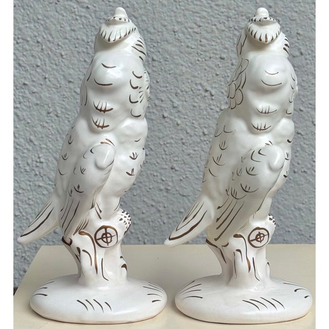 Mid-Century Modern Made in Japan Cockatoo Parrots - A Pair For Sale In Seattle - Image 6 of 16