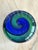 1990s Vintage Swirl Murano Glass Bowl by Fulvio Bianconi for Venini, Italy, 1990s For Sale - Image 5 of 8