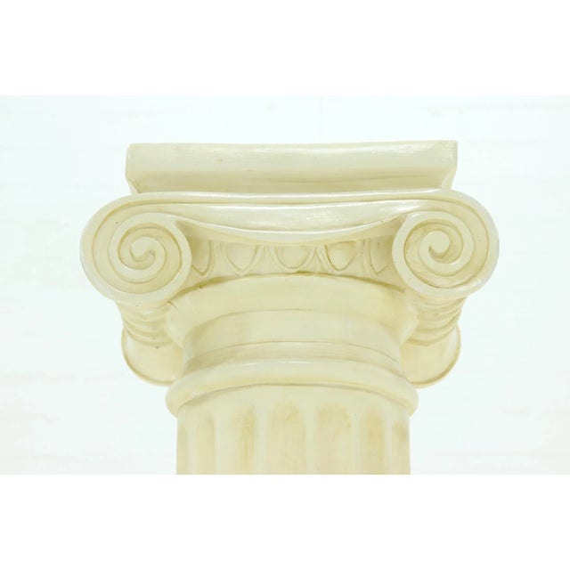 Neoclassical pedestal from the 1980s. Very decorative pieces for multiple purposes.