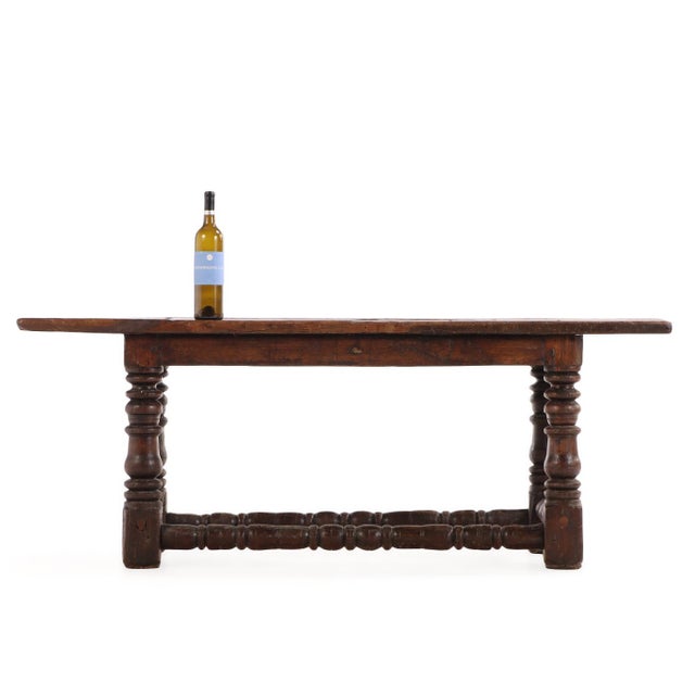 French Walnut and Oak Coffee Table, 18th C For Sale In Philadelphia - Image 6 of 6