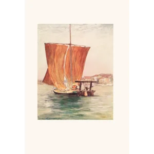 1901 Mortimer Menpes, "Swinging Along in the Sun" Original Period Antique Print of Japan From London