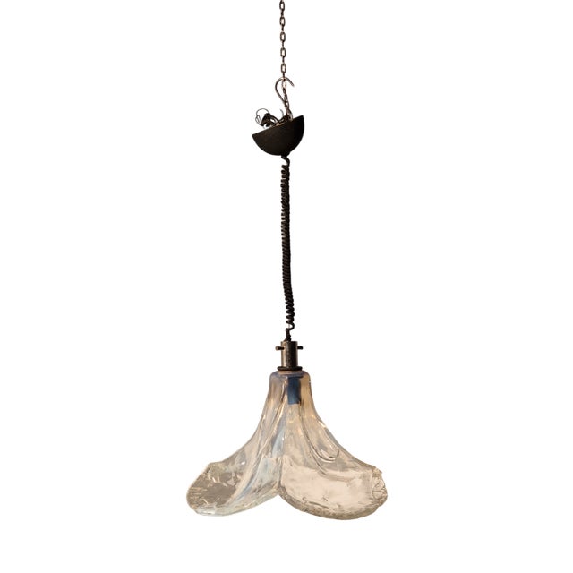 Pendant Light in the style of Mazzega, 1960s For Sale