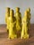 Saffron Mid 20th Century Taoist Immortals in Golden Yellow-Set of Five Figures For Sale - Image 8 of 12