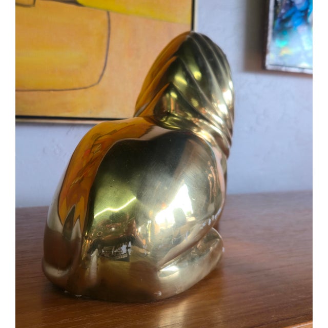 Vintage Brass Lion For Sale - Image 4 of 8