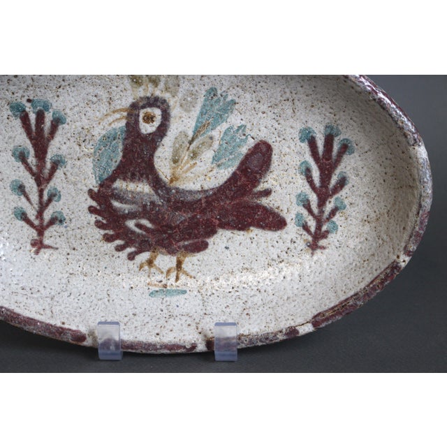 Vintage French Ceramic Tray by Gustave Reynaud. 1960s For Sale - Image 12 of 14