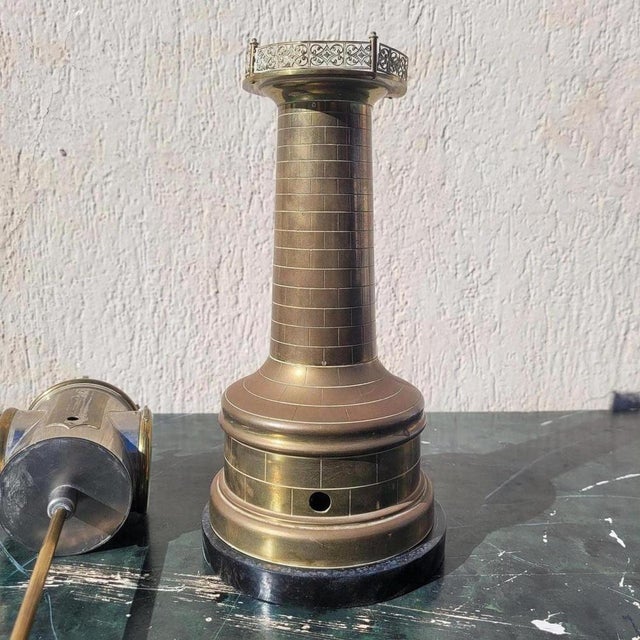 Lighthouse Clock in Bronze, Italy, Late 19th-Early 20th Century For Sale - Image 17 of 18