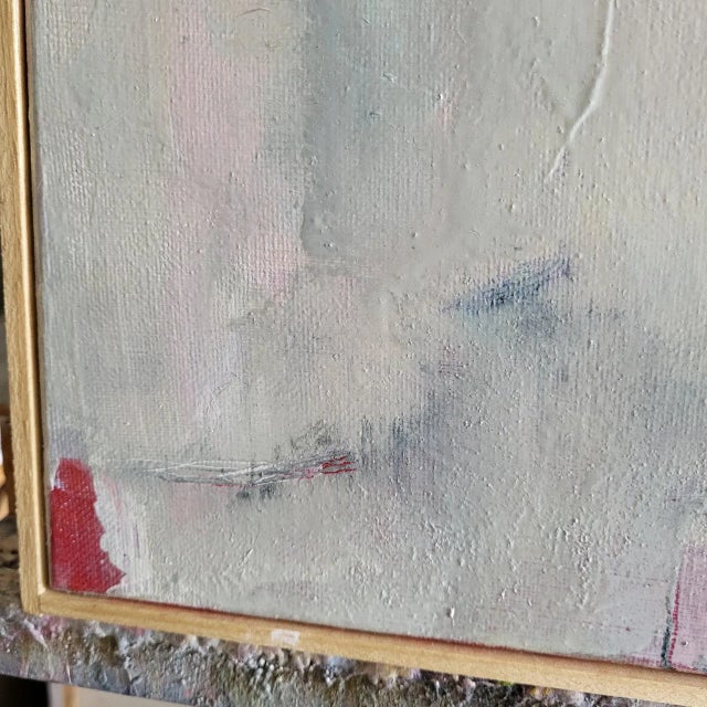 Contemporary "Untitled 317" Contemporary Original Abstract Oil Painting by Lynn Christian For Sale - Image 3 of 11