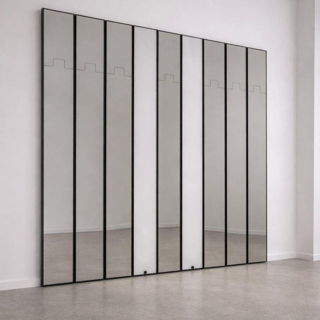 Plastic Gronda Modular Mirror and Light System by Luciano Bertoncini for Elco, Italy, 1970s For Sale - Image 7 of 9