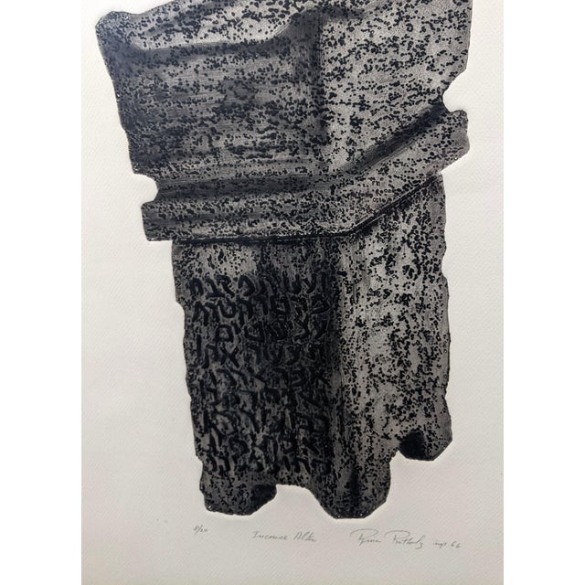 Rina Rotholz "Incense Altar" Signed Original Tuilegraph, 1966 | Limited Edition 8/20 | Artist Who Discovered the Tuilegraphy Process For Sale - Image 14 of 18