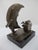Metal Sergio Bustamante Mexico Bronze Sculpture Moon in Love Waiting on Phone Call For Sale - Image 7 of 11