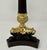 Antique Pair of French Doré Bronze Neoclassical Ormolu Gilt Candlesticks Lamps For Sale - Image 4 of 6