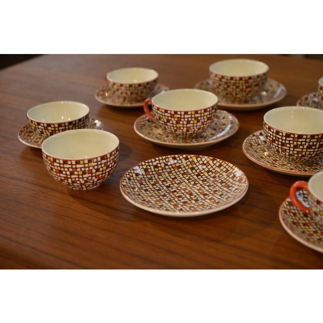 Ceramic Konfetti Pattern Porcelain Dinner Service from Villeroy & Boch, 1950s, Set of 13 For Sale - Image 7 of 13
