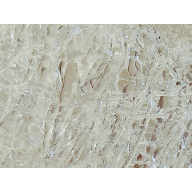 Contemporary Italian Venetian-Style Webbed Glass Bowl For Sale - Image 10 of 12