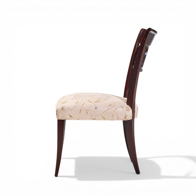 Thomas Pheasant for Baker Cleo Dining Chairs - Set of 8 For Sale - Image 9 of 11