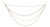Pearl Bead and Chain Link Garland (Set of 2) For Sale