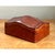 Vintage Italian Leather Wave-Top Decorative Box For Sale - Image 10 of 12
