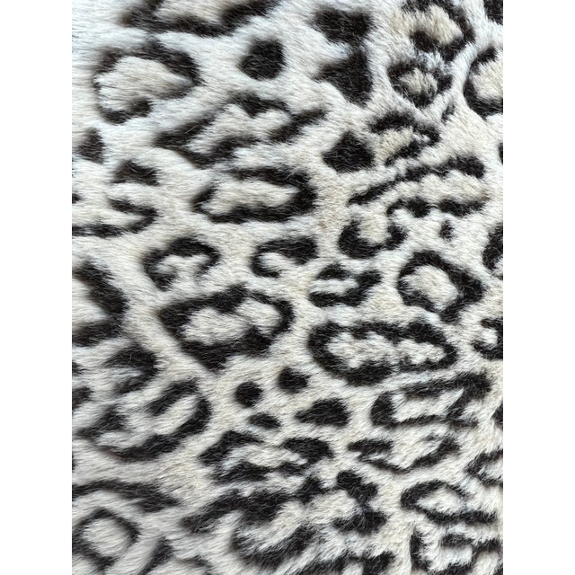 Custom Faux Snow Leopard Throw With Bullion Fringe Chairish
