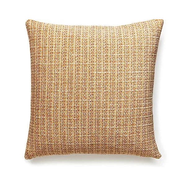 Traditional The House of Scalamandré Highland Chenille Pillow, Sunset For Sale - Image 3 of 3