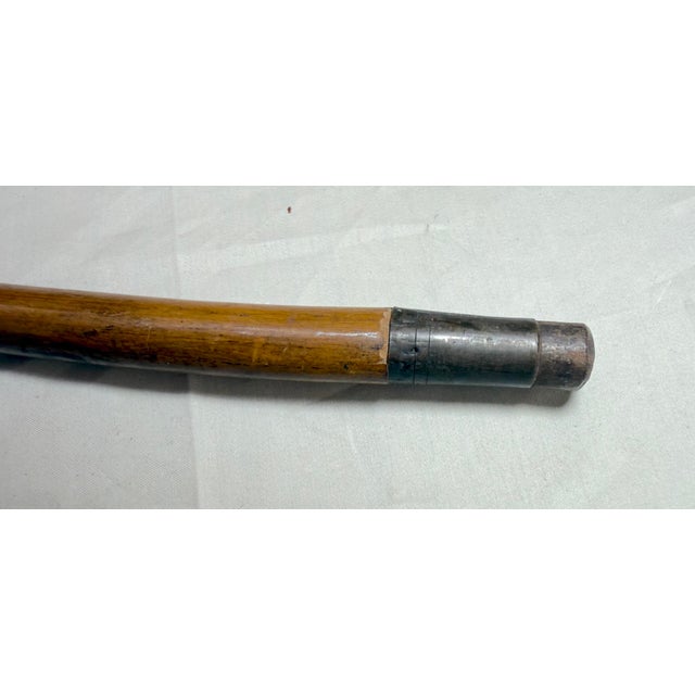 Antique 19th Century Hand Carved Folk Art Dragon Walking Stick Cane Sculpture For Sale - Image 16 of 16