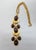 Vintage Signed Les Bernard Cabochon Faux-Brown Agates Pendant Necklace For Sale - Image 10 of 11