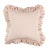 Contemporary Schumacher Brigitte Stripe 18" Pillow in Blush For Sale - Image 3 of 3