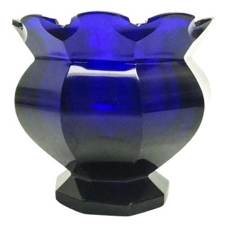 Antique Biedermeier Vase from Moser, Czechoslovakia For Sale