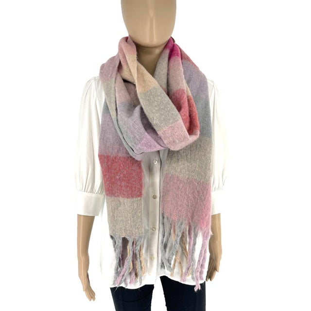 Early 21st Century Acne Studios Colored Block 80% Wool Scarf For Sale - Image 5 of 10