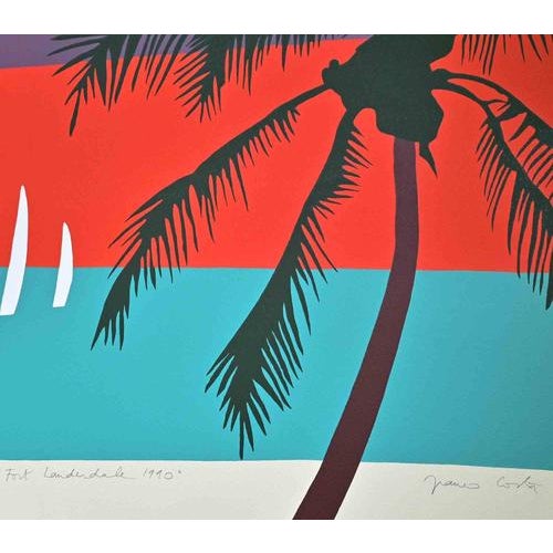 Screen print on paper realized by Franco Costa in 1990. Hand signed, titled and dated. Edition of 130. Excellent...