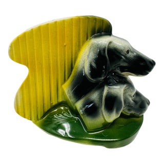 1950's American Bisque Co. Dog Head Planter For Sale