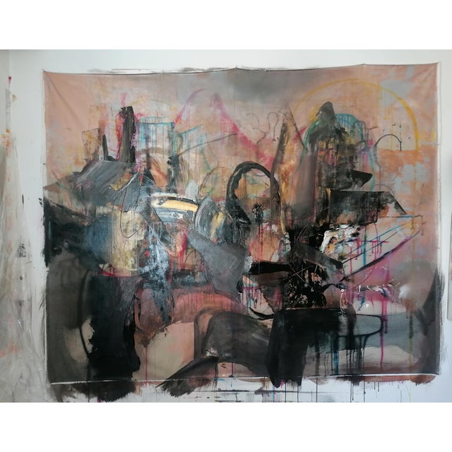 Stefano Mazzolini, Kharkiv, 2022, Acrylic & Oil on Canvas For Sale - Image 16 of 18