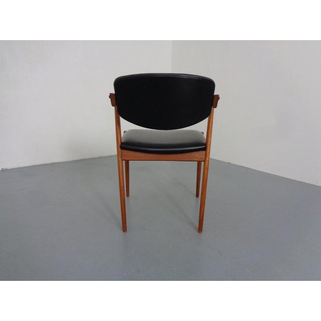 Model 42 Dining Chair in Teak by Kai Kristiansen for Schou Andersen, Denmark, 1960s For Sale - Image 9 of 13