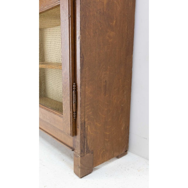 French Bookcase with Brass Mesh Doors, Late 19th Century For Sale - Image 10 of 15