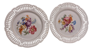 Antique Porcelain Plates from Schwarzenhammer, 1960, Set of 2