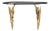 Folia Pinewood Console Table by Maeve For Sale