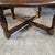 Gothic Early 20th Century English Round Oak Carved Edge Turned Leg Stretcher Base Coffee Table For Sale - Image 3 of 16