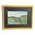 Dairy Cows - Mid 20th C. Farm Landscape - Original Oil on Board in Period Frame For Sale