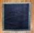 Textile Vintage Blue Minimalist Chinese Rug - 2'3" x 2'5" For Sale - Image 7 of 7