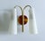 Gold Vintage Glass Wall Light from Hillebrand, 1950s For Sale - Image 8 of 18