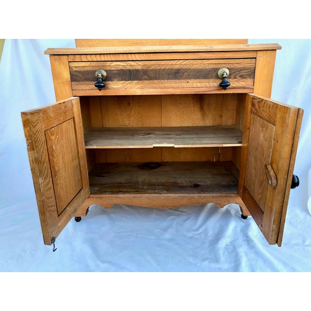 Early American Oak Cabinet Chairish
