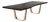 Safari" Dining Table With Bronze and Live Edge Top, Handmade For Sale