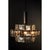 Three tiers of antiqued glass surround the elegant 4 bulb Bergdorf chandelier. To keep the look clean and modern, the...