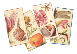 Botanical Dinner Napkins, Set of 4