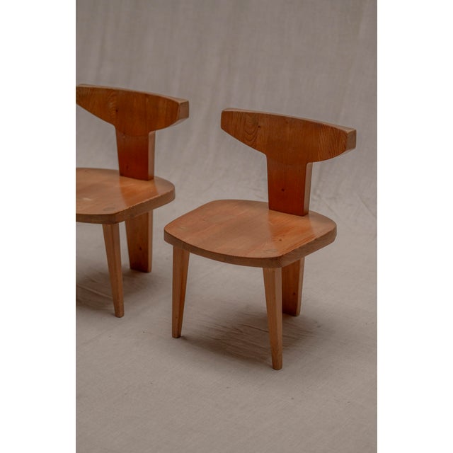 Vintage Sculptural Side Chairs by Jacob Kielland-Brandt, Denmark, 1960s, Set of 2 For Sale - Image 10 of 12