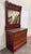 This is a stunning antique late 19th-century Victorian Eastlake marble top walnut dresser with beautifully figured drawer...