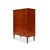 A masterful example of Danish Mid-Century Modern design, this 1960s teak tallboy dresser embodies the harmony of form,...