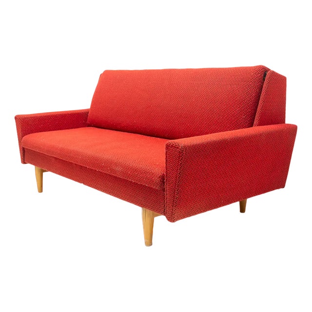 Mid-Century Folding Sofabed, Czechoslovakia, 1960s For Sale