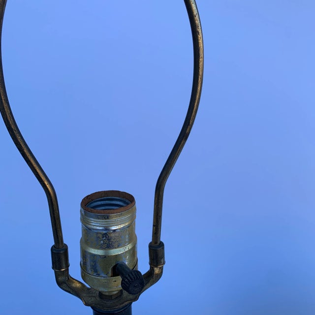 Vintage Mercury Glass Table Lamps a Pair For Sale - Image 4 of 10