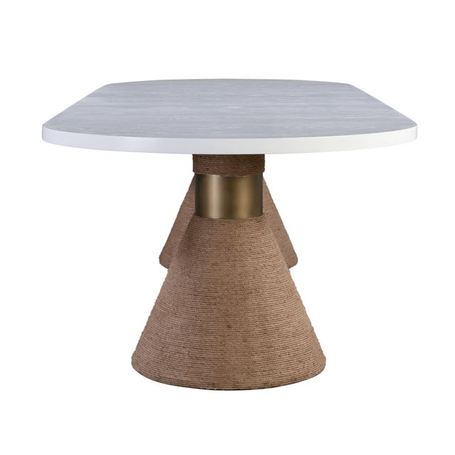 2020s Rishi Natural Rope Oval Table For Sale - Image 5 of 11