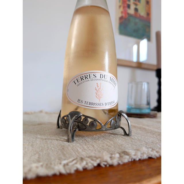 Art Nouveau Pewter Bottle Holder by Archibald Knox for Liberty & Co., 1905 For Sale - Image 6 of 12