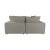 Cali Slate Performance Fabric Modular Loveseat For Sale In Los Angeles - Image 6 of 8